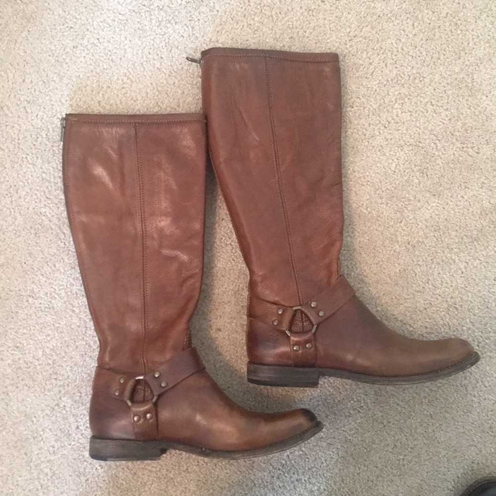 Light Brown Frye Boots